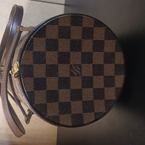 AUTHENTIC LOUIS VUITTON DAMIER PAPILLLON 30 HAND BAG PURSE N51303 LV0859J - Picture 6 of 16